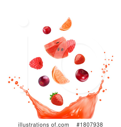 Strawberry Clipart #1807938 by Vector Tradition SM