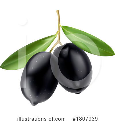 Olives Clipart #1807939 by Vector Tradition SM