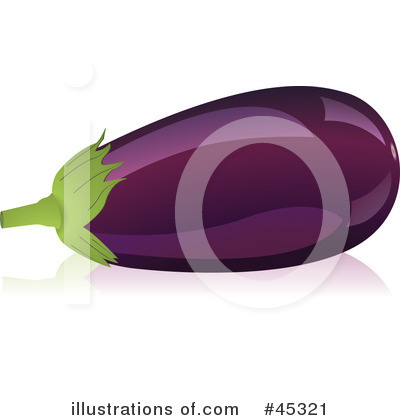 Eggplant Clipart #45321 by Oligo