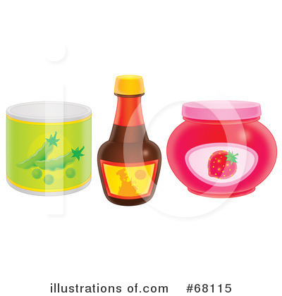 Royalty-Free (RF) Food Clipart Illustration by Alex Bannykh - Stock Sample #68115