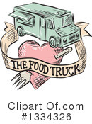 Food Truck Clipart #1334326 by patrimonio