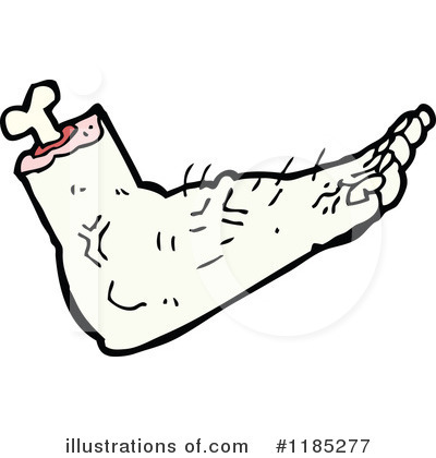 Royalty-Free (RF) Foot Clipart Illustration by lineartestpilot - Stock Sample #1185277