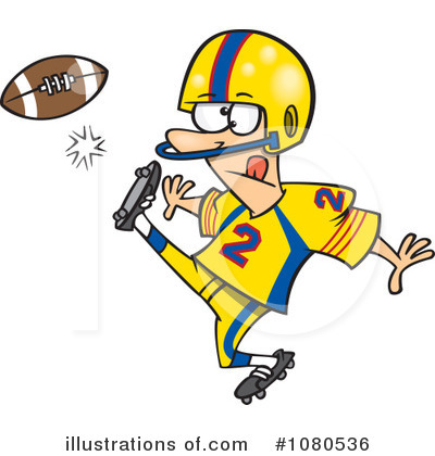 Football Players Clipart #1080536 by toonaday
