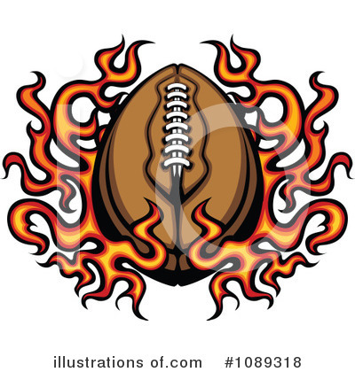 American Football Clipart #1089318 by Chromaco