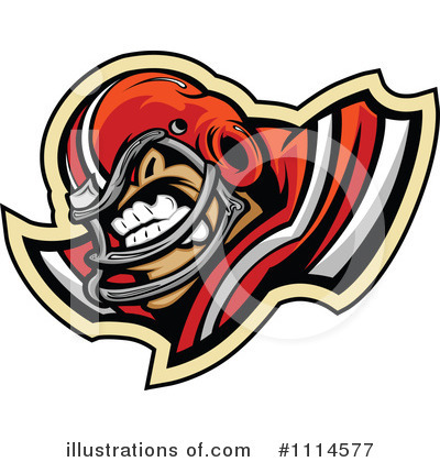 Football Player Clipart #1114577 by Chromaco