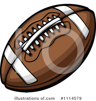 American Football Clipart #1114579 by Chromaco