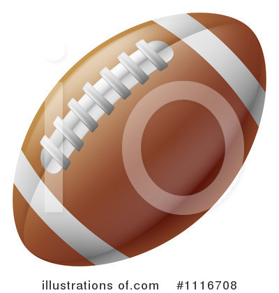Footballs Clipart #1116708 by AtStockIllustration