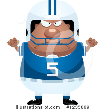 Football Player Clipart #1235889 by Cory Thoman