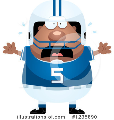 Football Player Clipart #1235890 by Cory Thoman