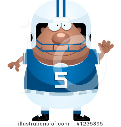 Football Player Clipart #1235895 by Cory Thoman
