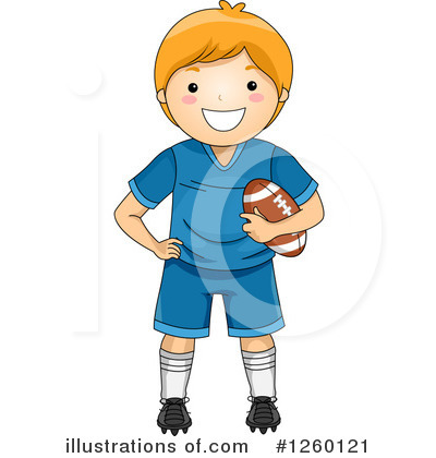 Royalty-Free (RF) Football Clipart Illustration by BNP Design Studio - Stock Sample #1260121