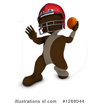 Royalty-Free (RF) Football Clipart Illustration by KJ Pargeter - Stock Sample #1268044