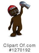 Football Clipart #1270192 by KJ Pargeter