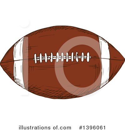 Royalty-Free (RF) Football Clipart Illustration by Vector Tradition SM - Stock Sample #1396061