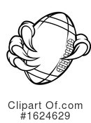 Football Clipart #1624629 by AtStockIllustration