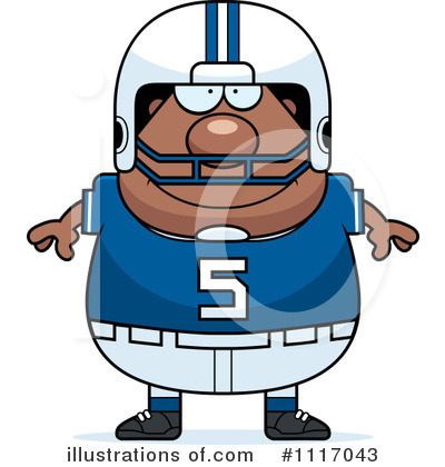 Football Player Clipart #1117043 by Cory Thoman