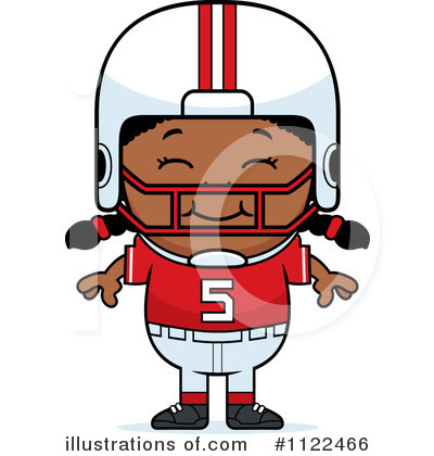 Royalty-Free (RF) Football Player Clipart Illustration by Cory Thoman - Stock Sample #1122466