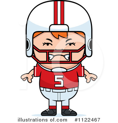 Football Player Clipart #1122467 by Cory Thoman
