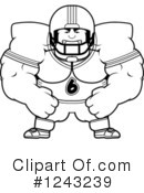 Football Player Clipart #1243239 by Cory Thoman