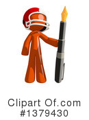 Football Player Clipart #1379430 by Leo Blanchette
