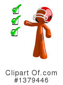 Football Player Clipart #1379446 by Leo Blanchette