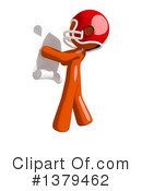Football Player Clipart #1379462 by Leo Blanchette