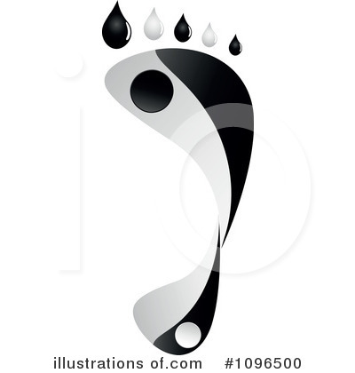 Royalty-Free (RF) Footprint Clipart Illustration by Andrei Marincas - Stock Sample #1096500