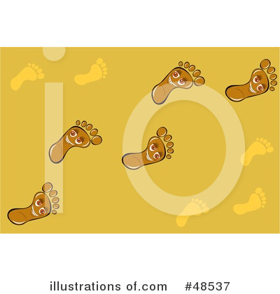 Royalty-Free (RF) Footprint Clipart Illustration by Prawny - Stock Sample #48537