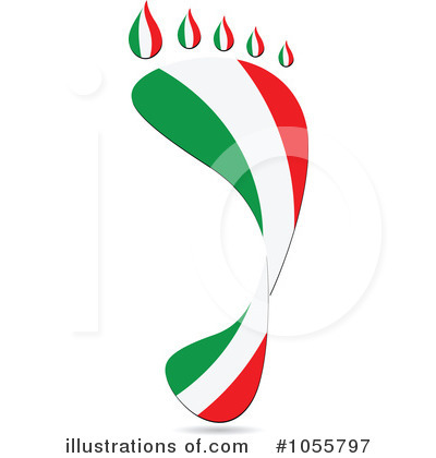 Italian Flag Clipart #1055797 by Andrei Marincas