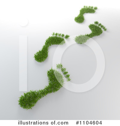 Royalty-Free (RF) Footprints Clipart Illustration by Mopic - Stock Sample #1104604
