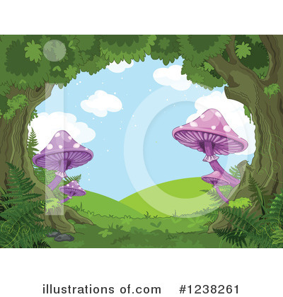 Mushrooms Clipart #1238261 by Pushkin