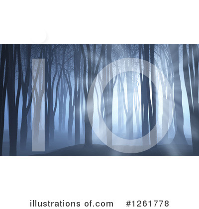 Royalty-Free (RF) Forest Clipart Illustration by KJ Pargeter - Stock Sample #1261778