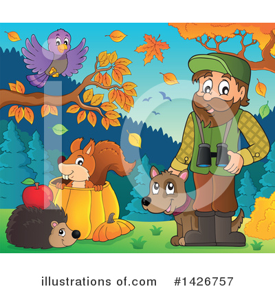 Hedgehog Clipart #1426757 by visekart