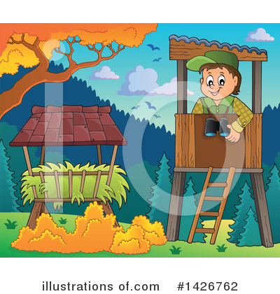 Royalty-Free (RF) Forester Clipart Illustration by visekart - Stock Sample #1426762