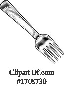 Fork Clipart #1708730 by AtStockIllustration