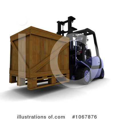 Fork Lift Clipart #1067876 by KJ Pargeter