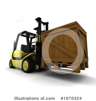 Fork Lift Clipart #1070324 by KJ Pargeter