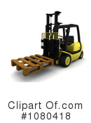 Forklift Clipart #1080418 by KJ Pargeter