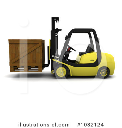 Fork Lift Clipart #1082124 by KJ Pargeter