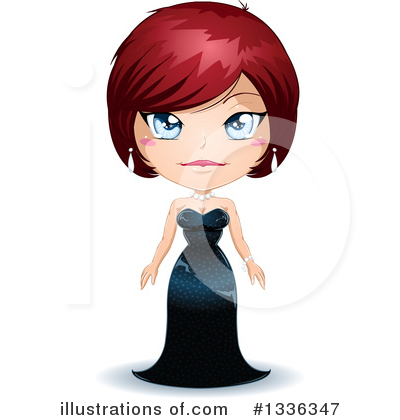 Evening Gown Clipart #1336347 by Liron Peer