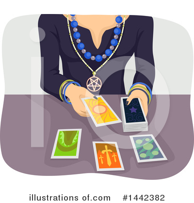 Tarot Cards Clipart #1442382 by BNP Design Studio