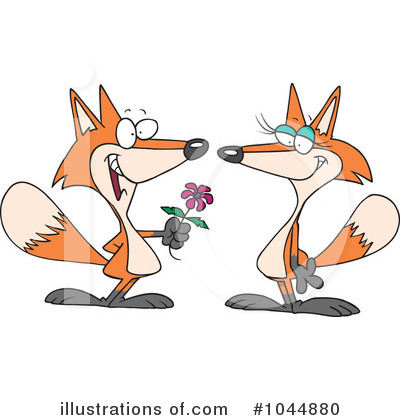 Royalty-Free (RF) Fox Clipart Illustration by toonaday - Stock Sample #1044880
