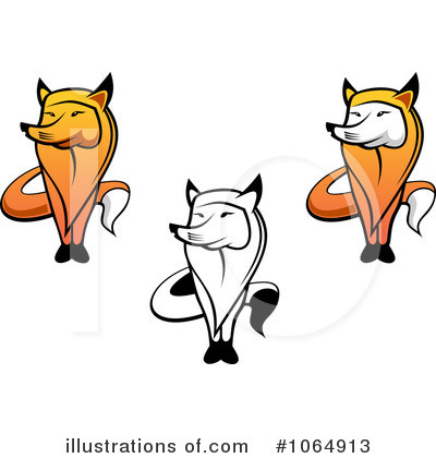 Royalty-Free (RF) Fox Clipart Illustration by Vector Tradition SM - Stock Sample #1064913