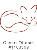 Fox Clipart #1103599 by Maria Bell