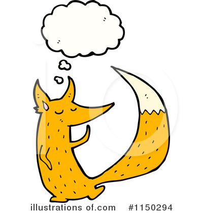 Royalty-Free (RF) Fox Clipart Illustration by lineartestpilot - Stock Sample #1150294