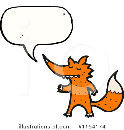 Royalty-Free (RF) Fox Clipart Illustration by lineartestpilot - Stock Sample #1154174