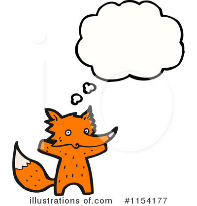 Royalty-Free (RF) Fox Clipart Illustration by lineartestpilot - Stock Sample #1154177