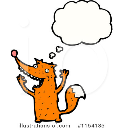 Royalty-Free (RF) Fox Clipart Illustration by lineartestpilot - Stock Sample #1154185