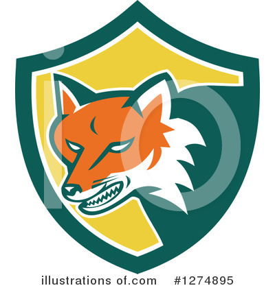 Royalty-Free (RF) Fox Clipart Illustration by patrimonio - Stock Sample #1274895