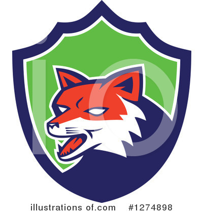 Royalty-Free (RF) Fox Clipart Illustration by patrimonio - Stock Sample #1274898